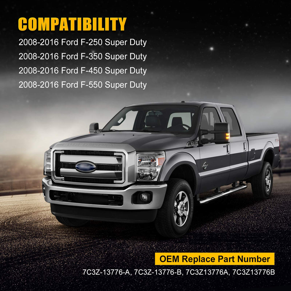 SUPAREE installed on Super Duty at dusk showing enhanced visibility and safer signaling benefit