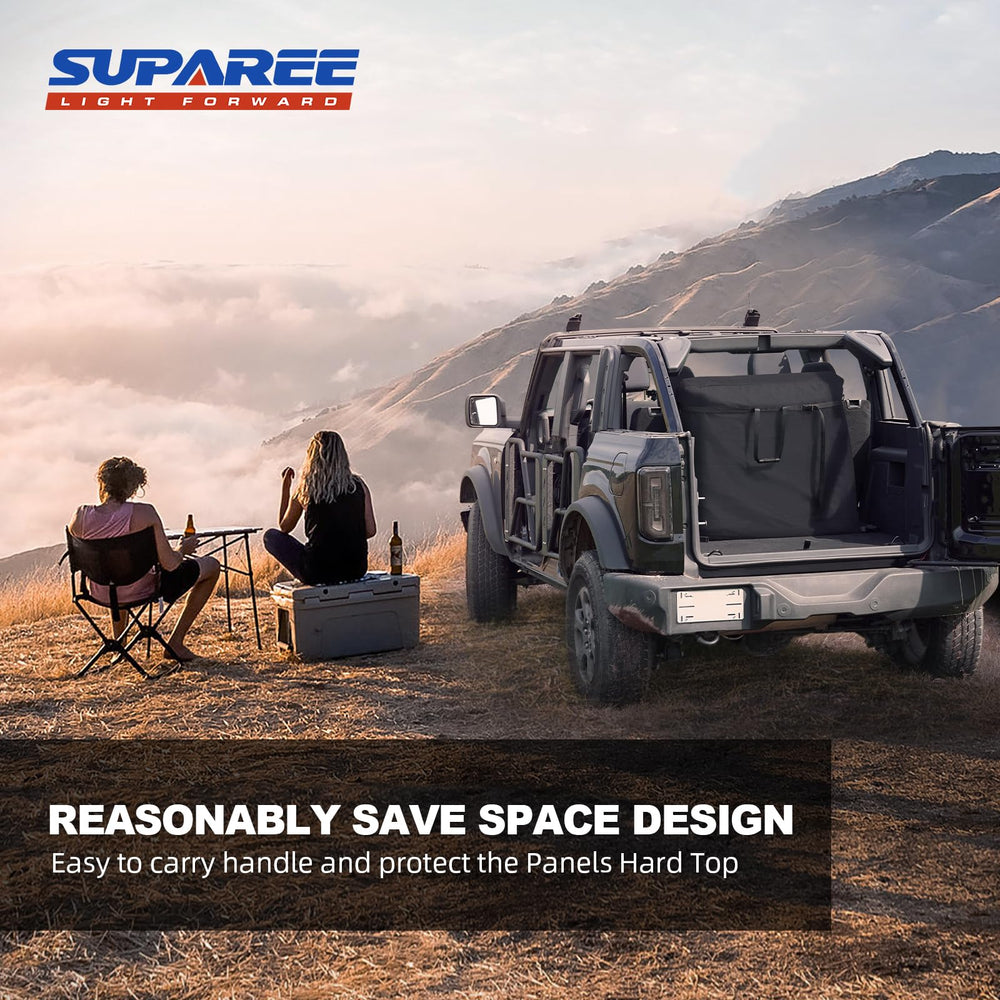 SUPAREE closeup of top handle for easy carrying convenience