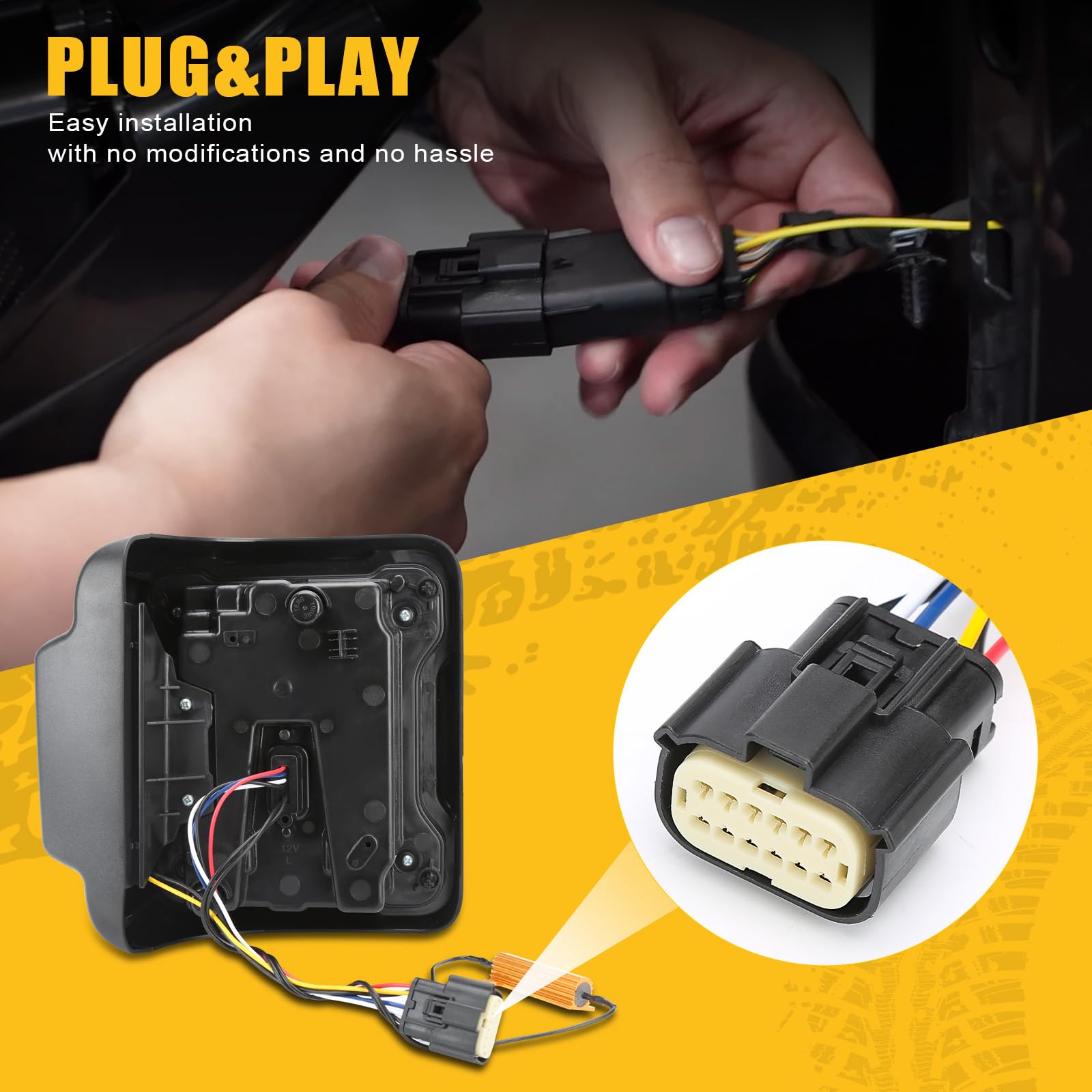 SUPAREE plug-and-play connector detail showing hassle-free installation benefit