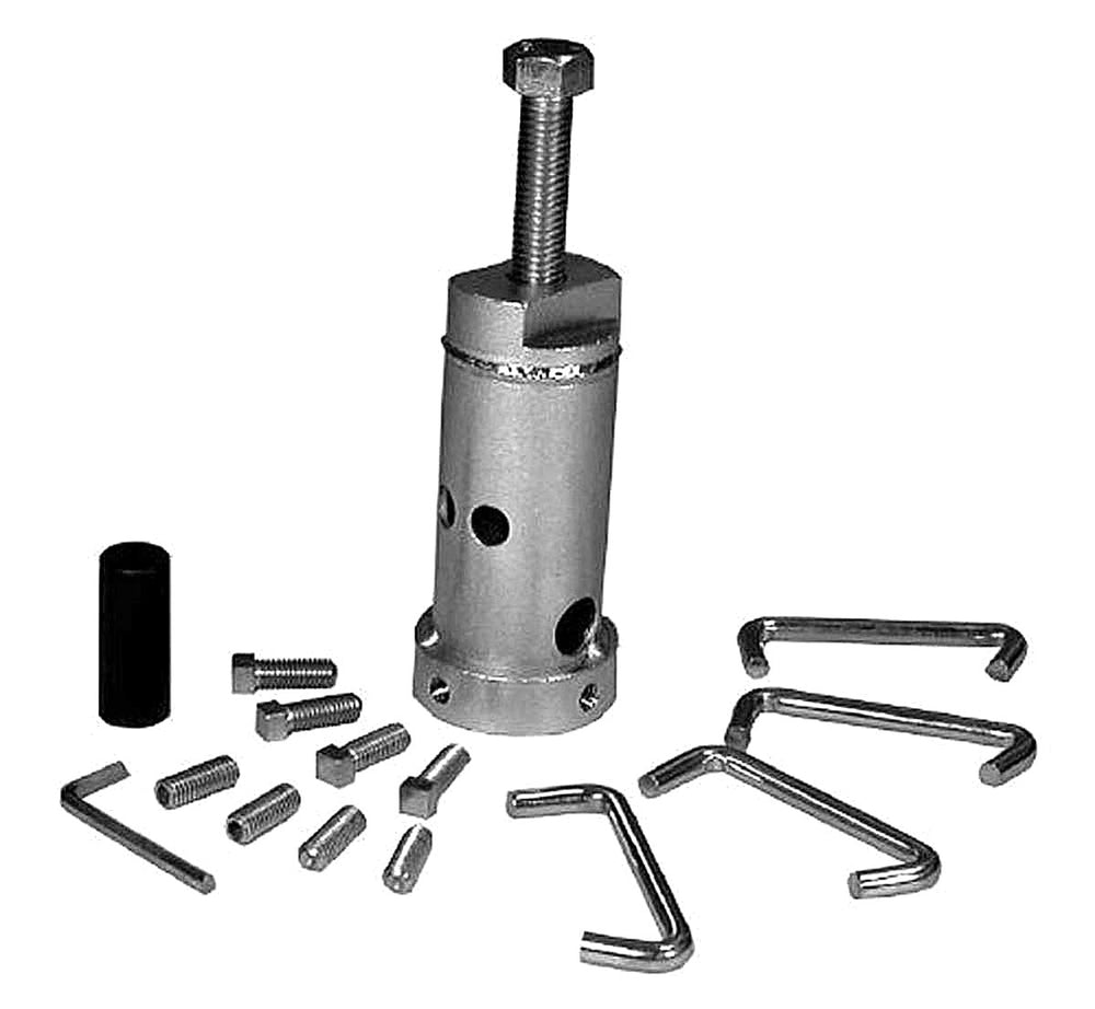Supco FBP100 front view showing puller and alignment tool for safer removals
