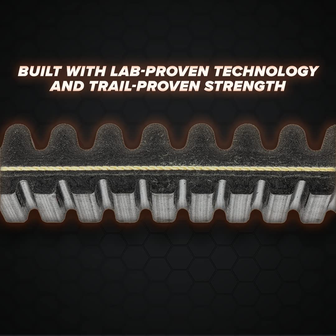 SuperATV belt installed on clutch demonstrating improved power transfer and grip