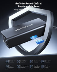 SUPERONE master power switch with soft white and blue LEDs for night visibility