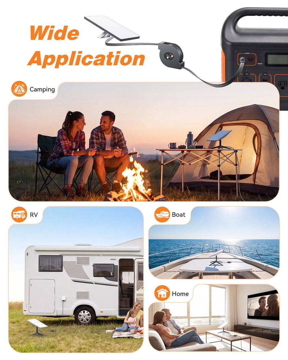 SUPERONE Starlink Mini cable packed with documentation showing ready-to-use convenience
