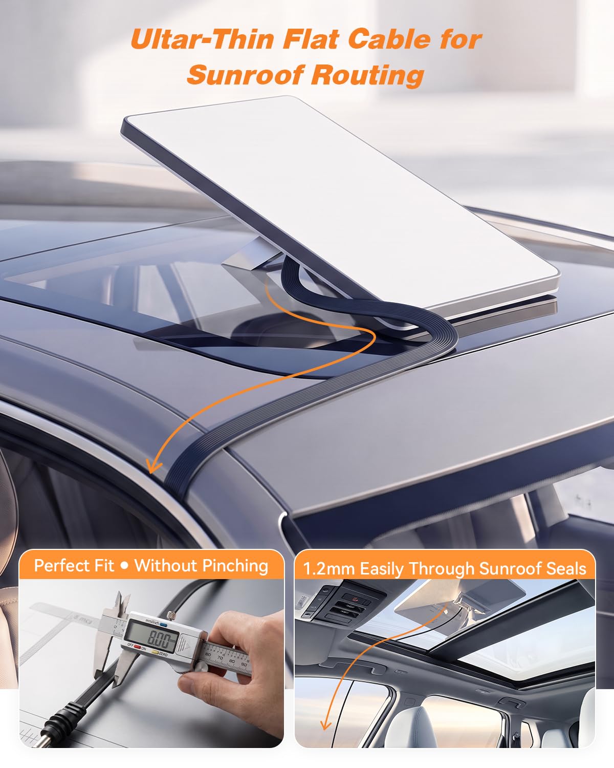 SUPERONE Starlink Mini cable retractable mechanism demonstrating neat storage benefit