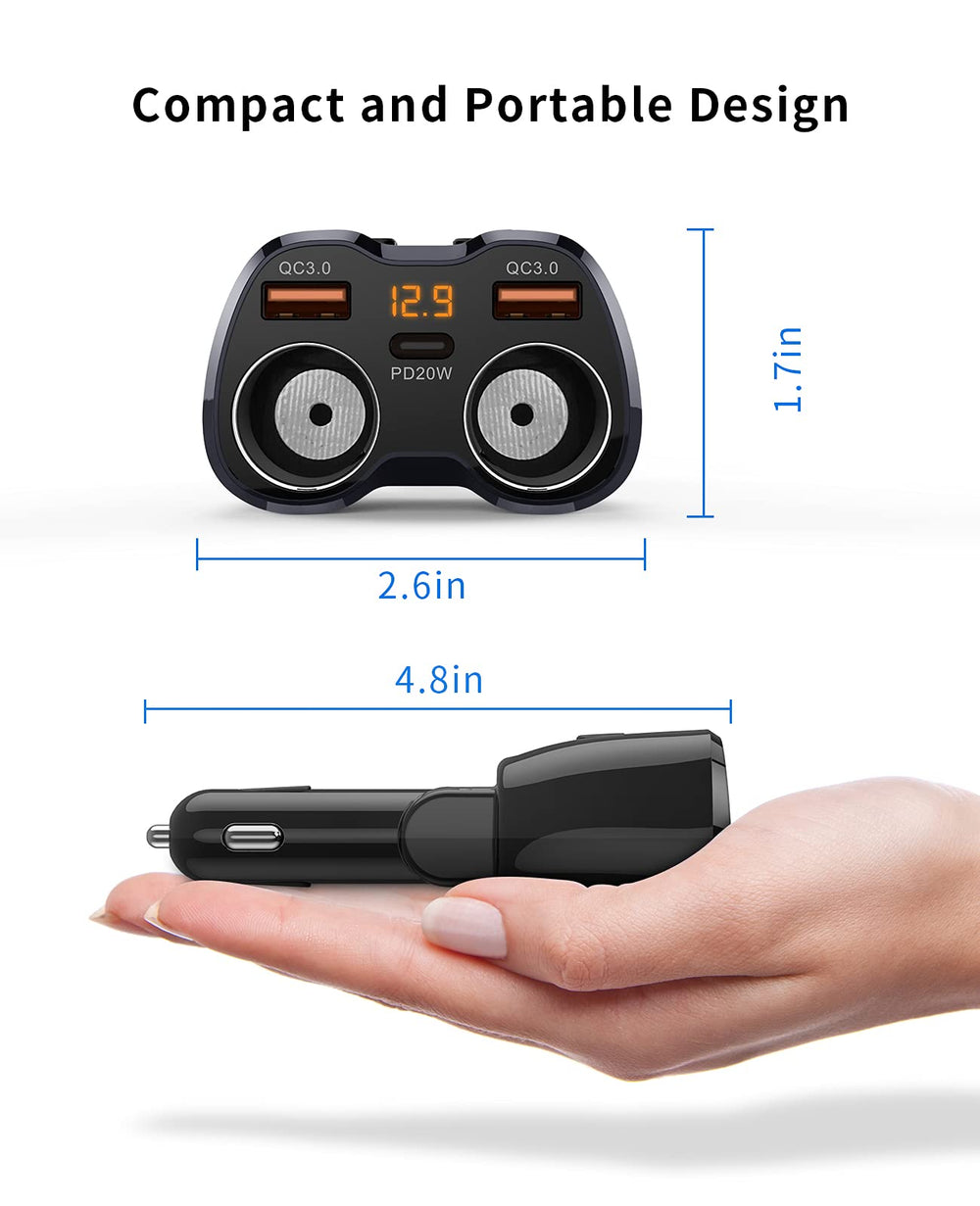 SUPERONE USB ports detail with PD USB‑C and QC 3.0 ports, enables faster device charging