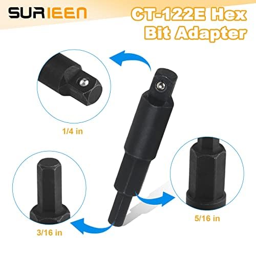 SURIEEN valve core tool quarter-turn ball valve showing leak prevention benefit