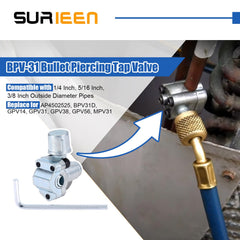 SURIEEN hose ends and 1/4-inch adapter demonstrating reliable fittings and leak prevention
