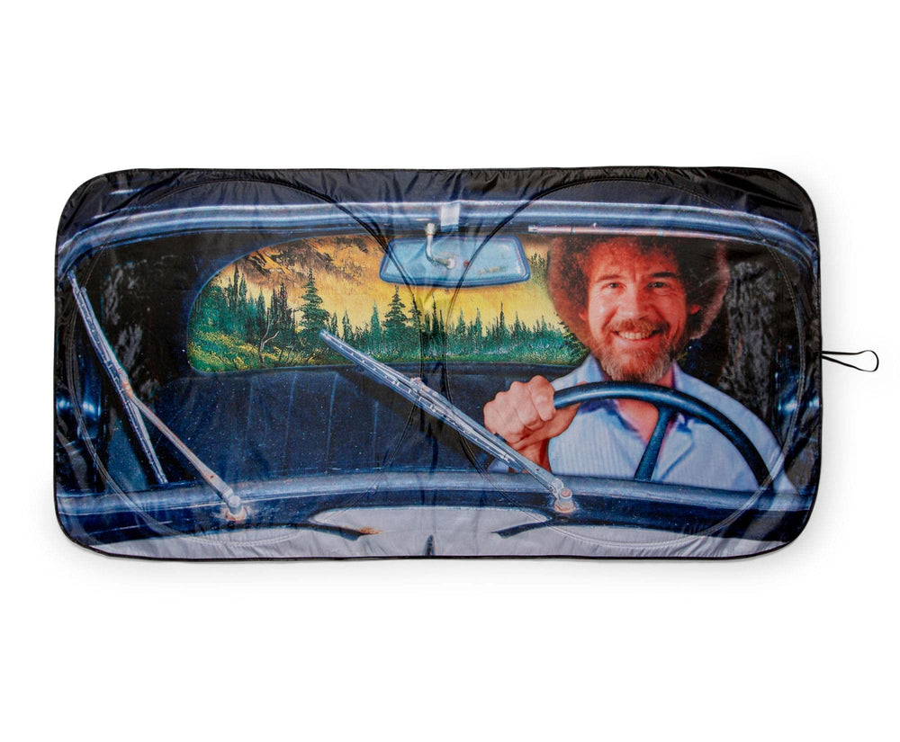 Surreal Entertainment Bob Ross close-up of printed detail highlighting colorful design