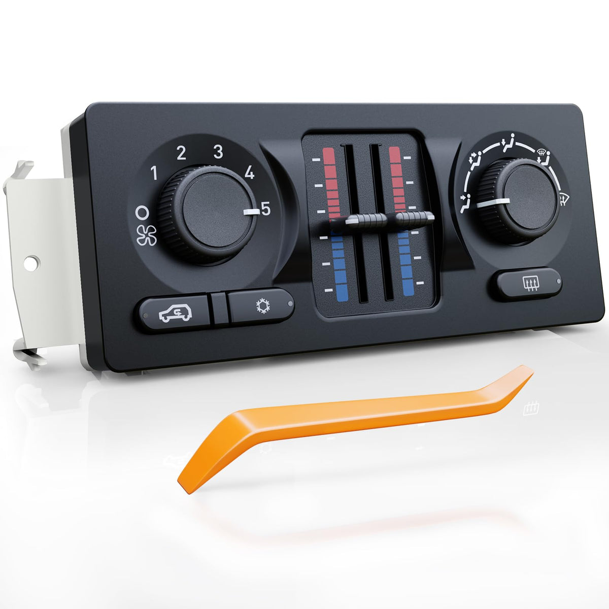 Surtisita front panel assembly showing clean OEM-style fit and restored controls