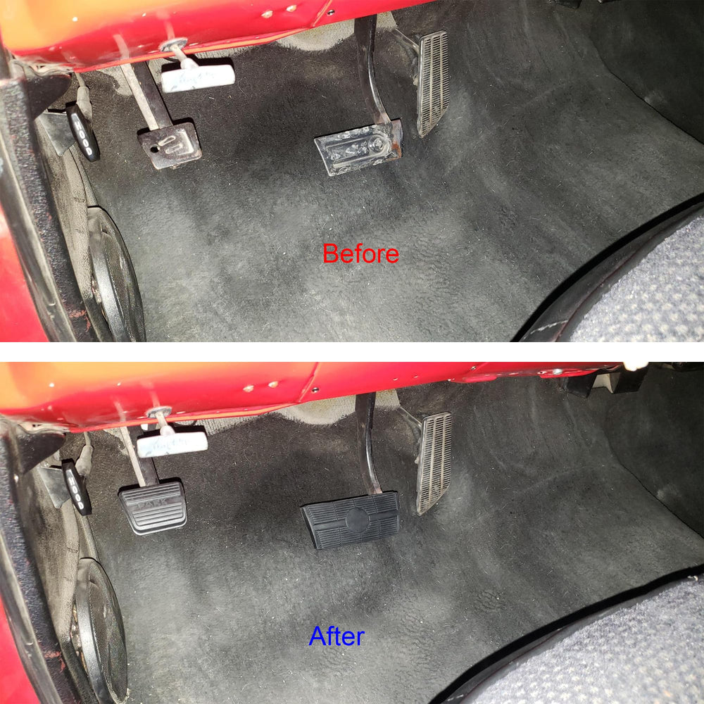 Suspenix brake pedal pad in truck interior improving driver confidence
