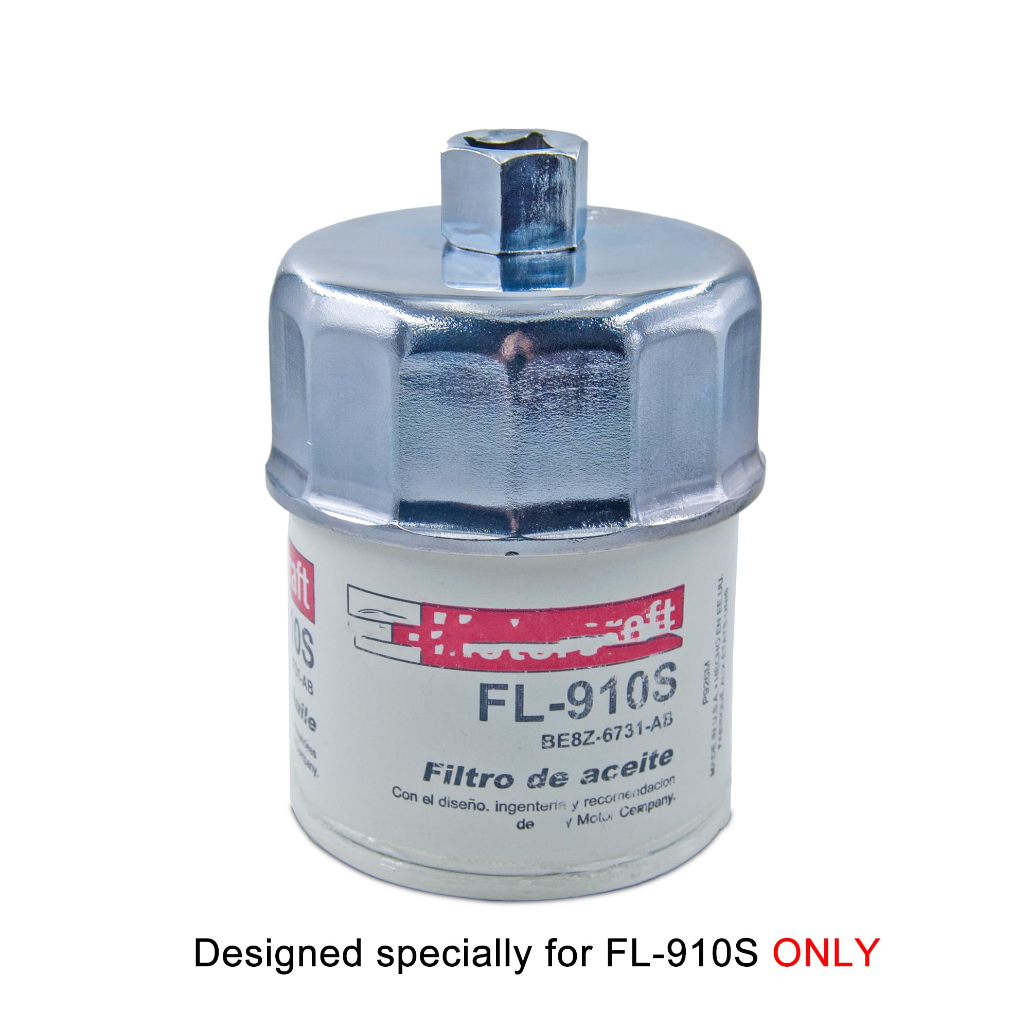 Suspenix FL-910S socket next to ruler showing 2.91-inch size for accurate fit benefit