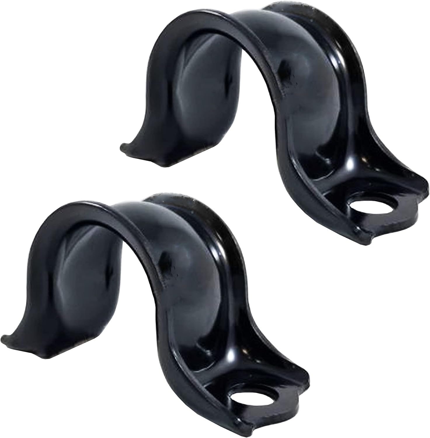 Heavy-duty metal bracket detail from Suspension Dudes showing rigid support advantage