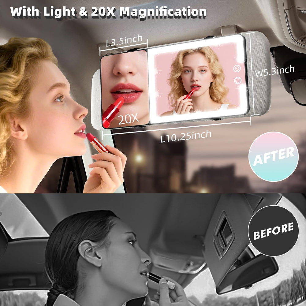Suupvaor close-up of 20X magnification lens for precise grooming benefit