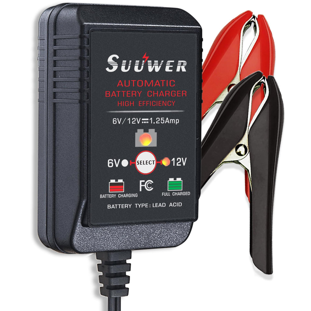 Suuwer close-up of 4-stage LED indicator for quick charging status checks