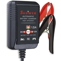 Suuwer charger LED indicators close-up providing status feedback and charging reassurance