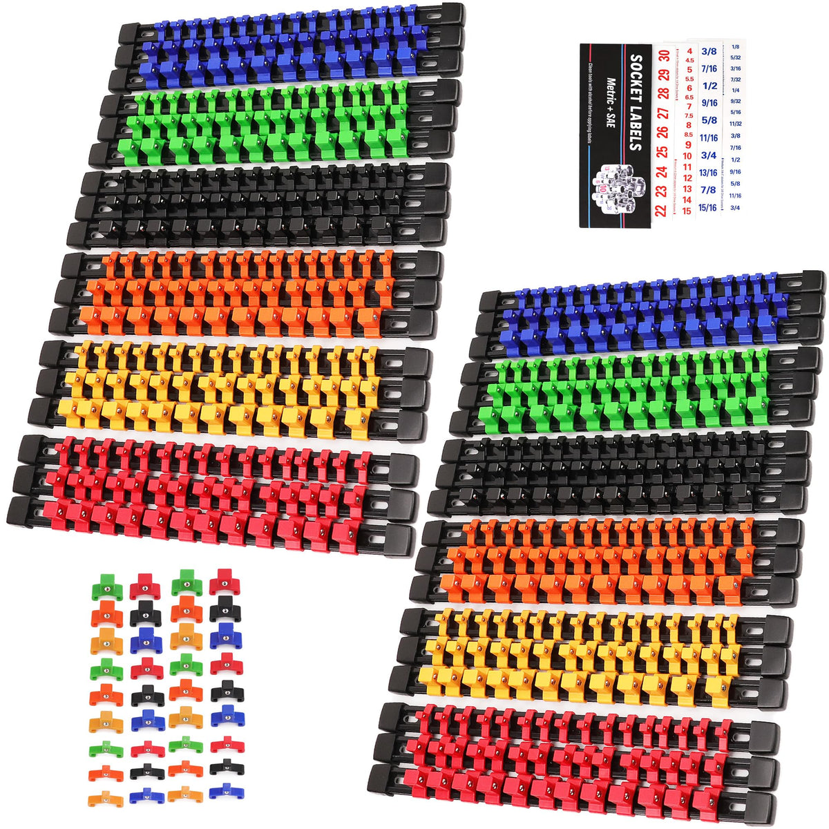 SWANLAKE front packaging showing organized socket rails and benefits