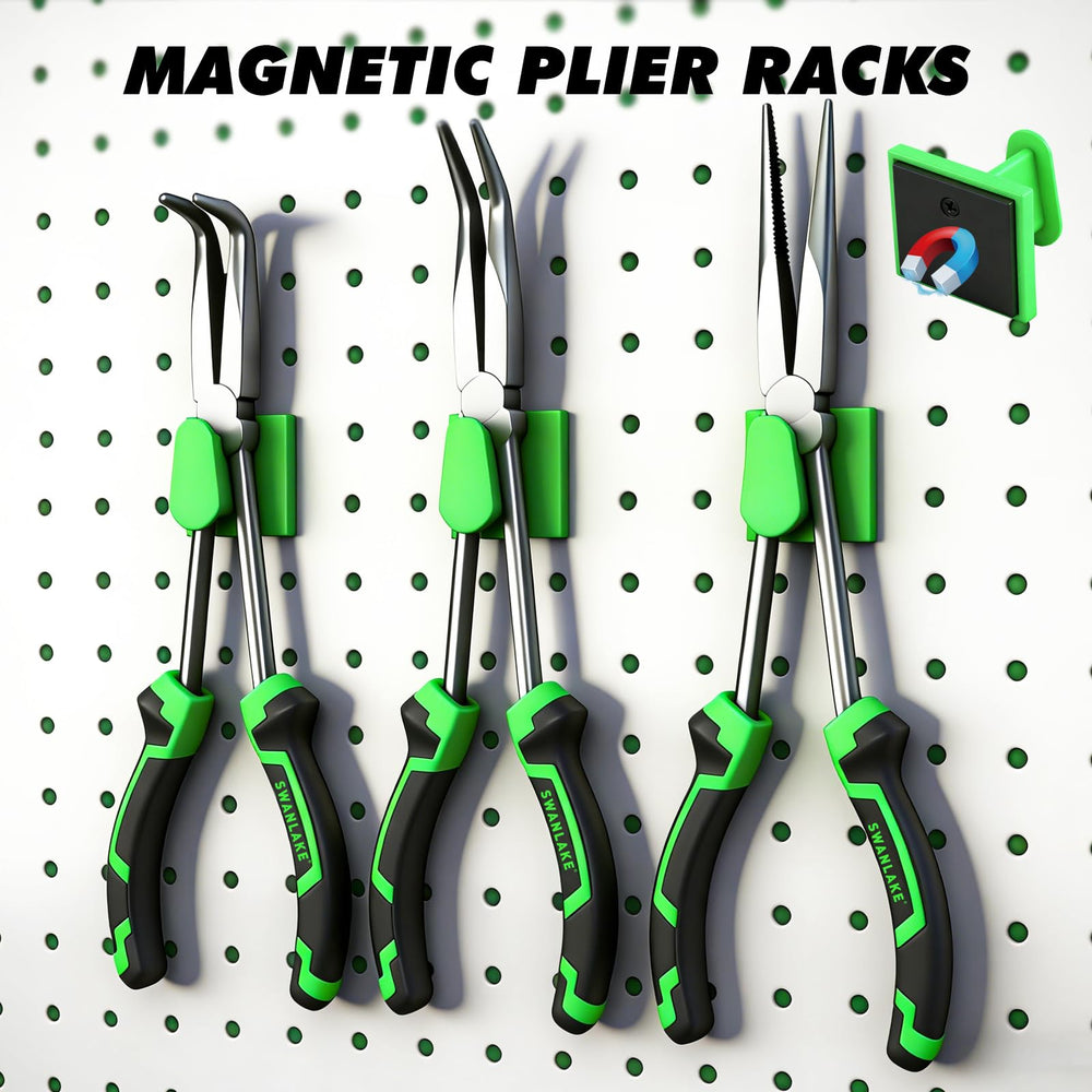 SWANLAKE mounted on metal toolbox demonstrating strong magnetic attachment
