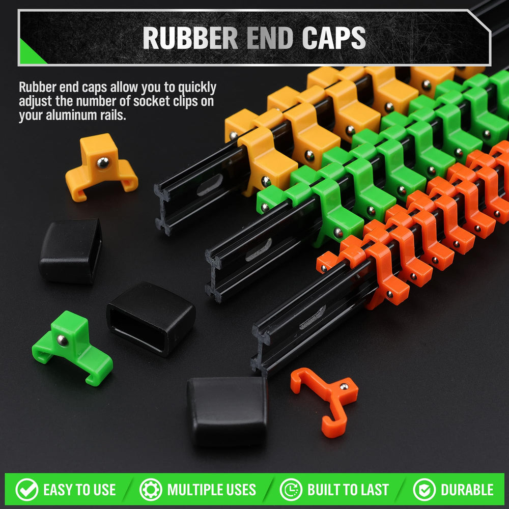 SWANLAKE removable end cap and spare clips for easy reconfiguration
