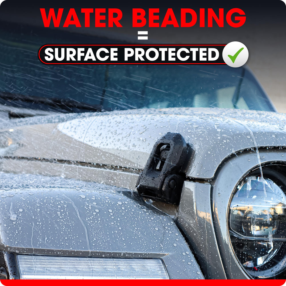 Swift Auto Care on vinyl-wrapped panel showing safe surface protection