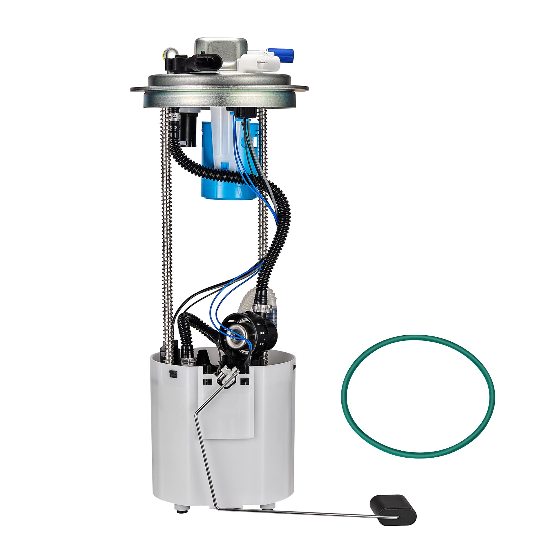 Swift-Run front view fuel pump assembly showing complete module and fitment benefit