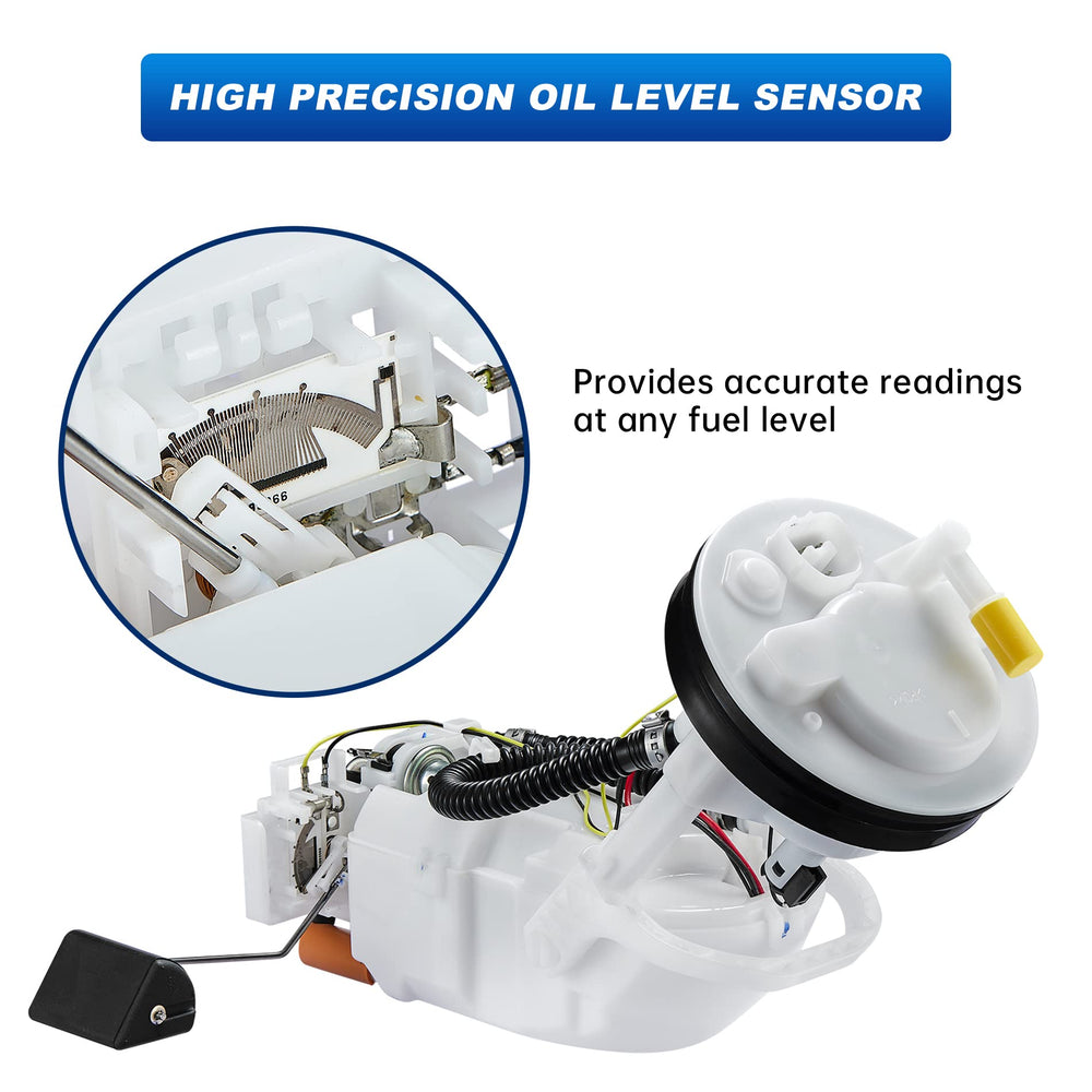 Swift-Run module installed in fuel tank demonstrating correct fit and scale