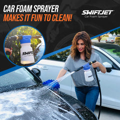 SwiftJet plush wash mitt detail offering gentle, absorbent cleaning