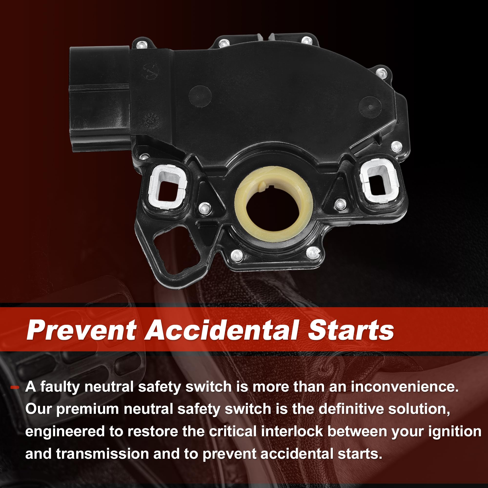 SWITCHRISE sensor installed on transmission illustrating correct position and fit