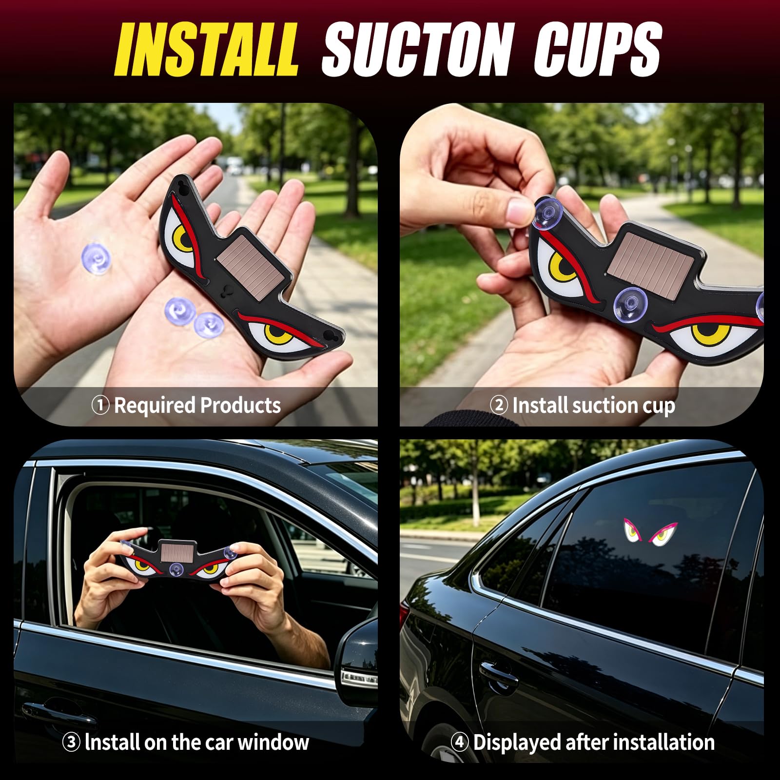 SWLIFL suction cup and mount demonstrating easy tool-free installation