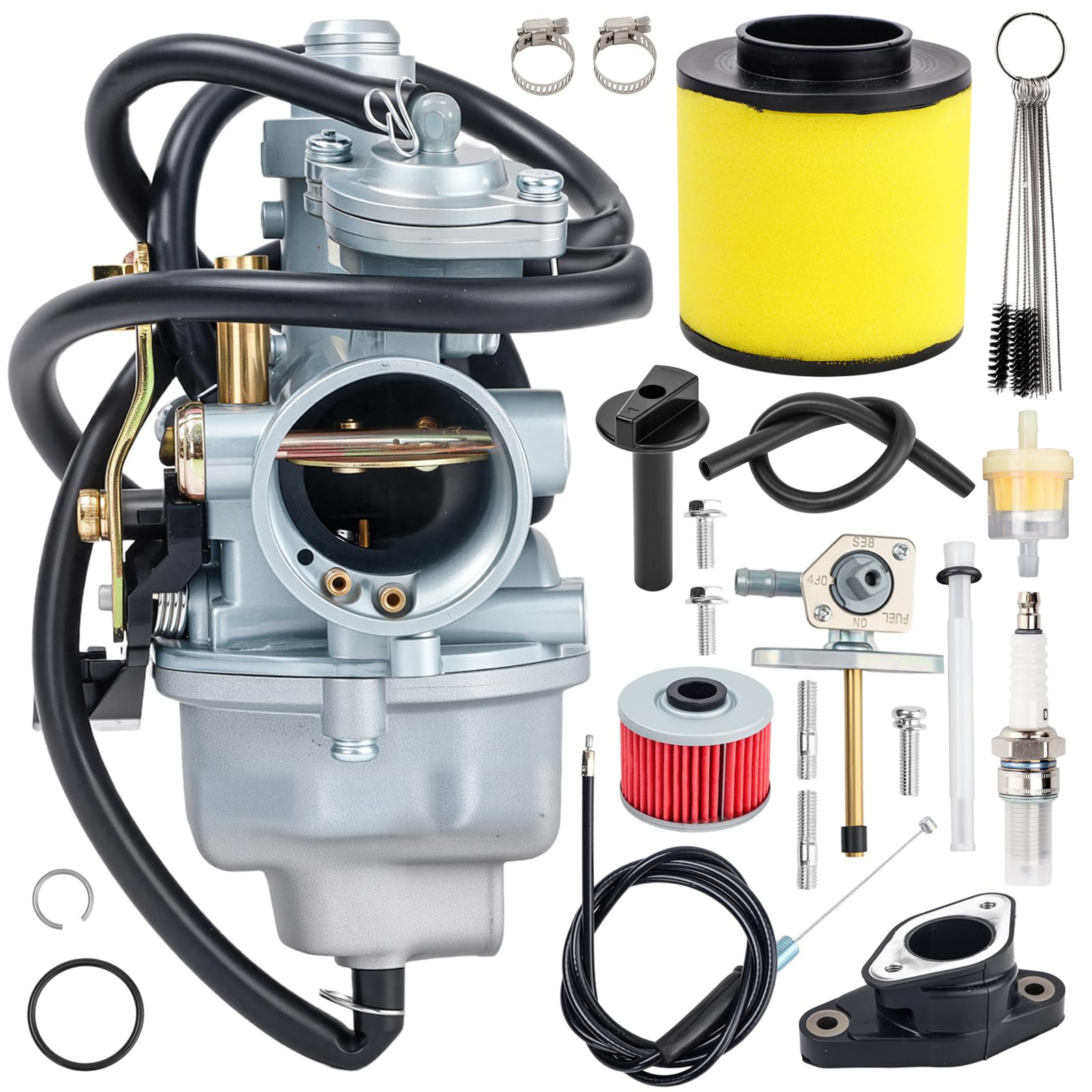 sworwin carburetor front view showing mounting points and reliable fit