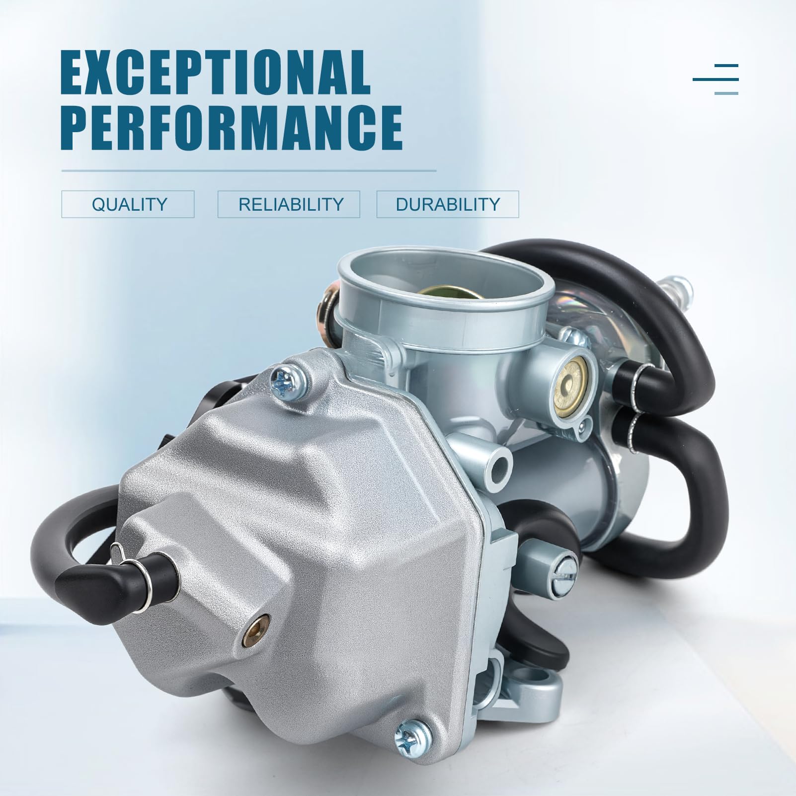 sworwin carburetor fuel petcock and lines showing easy replacement benefit