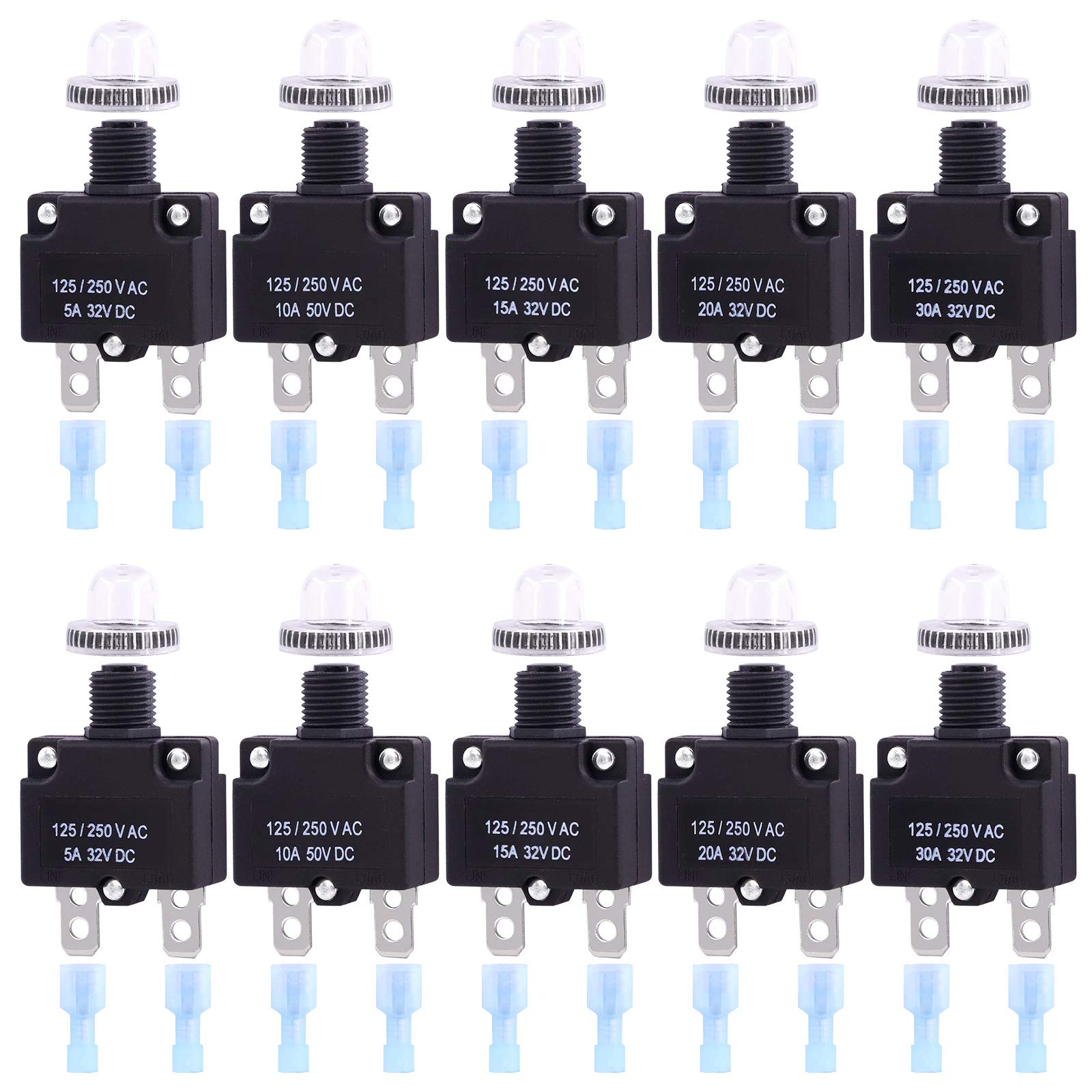 Swpeet front view kit showing breakers and caps, organizes parts for quick repairs