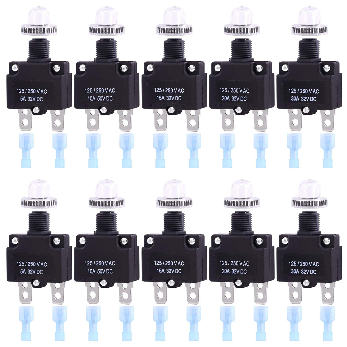 Swpeet front view kit showing breakers and caps, organizes parts for quick repairs
