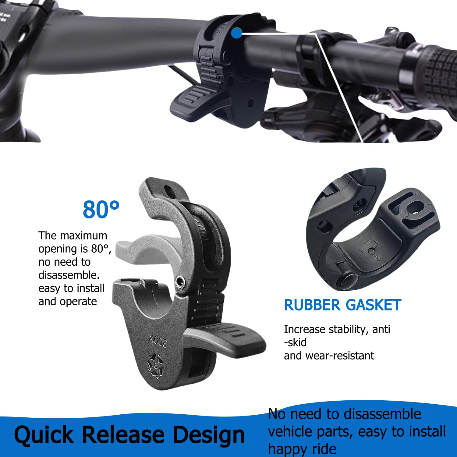 SWRXEarn throttle mounted on handlebar showing ergonomic positioning and easy access