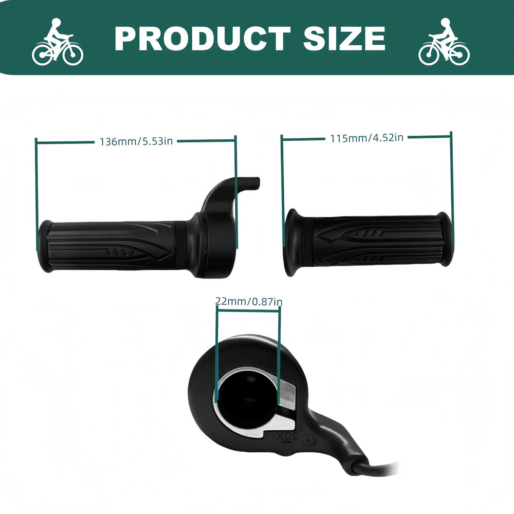 SWRXEarn close-up of PVC twist grip illustrating ergonomic texture for comfort