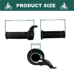 SWRXEarn close-up of PVC twist grip illustrating ergonomic texture for comfort
