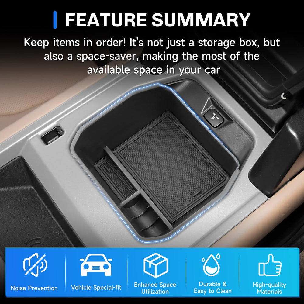 SXCY tray seated in console with fridge option showing perfect compatibility