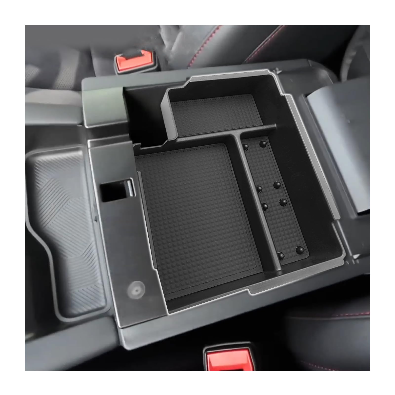SXCY front view console tray neatly organizing Explorer items for quick access