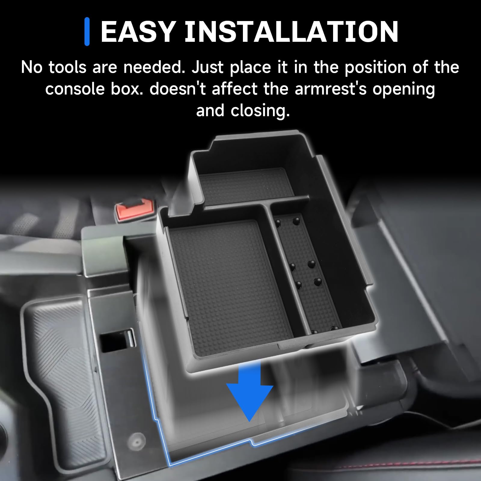 SXCY lifestyle shot of organized Explorer interior improving driving focus