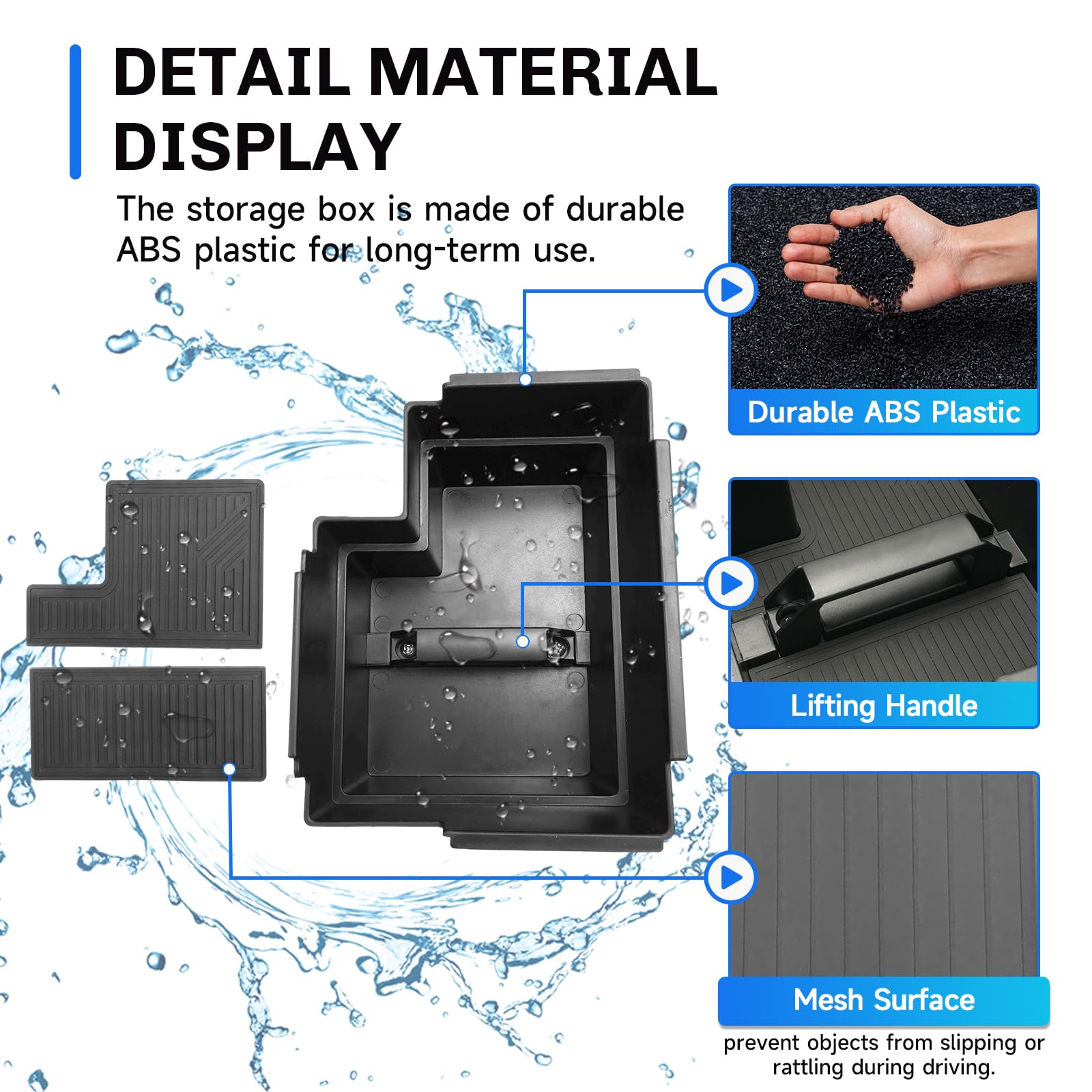 SXCY lower layer depth view offering extra storage for larger items and chargers