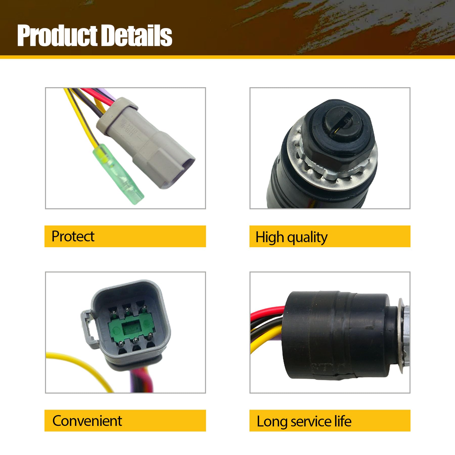 Sxqddz package contents with adapter and keys highlighting ready-to-install kit