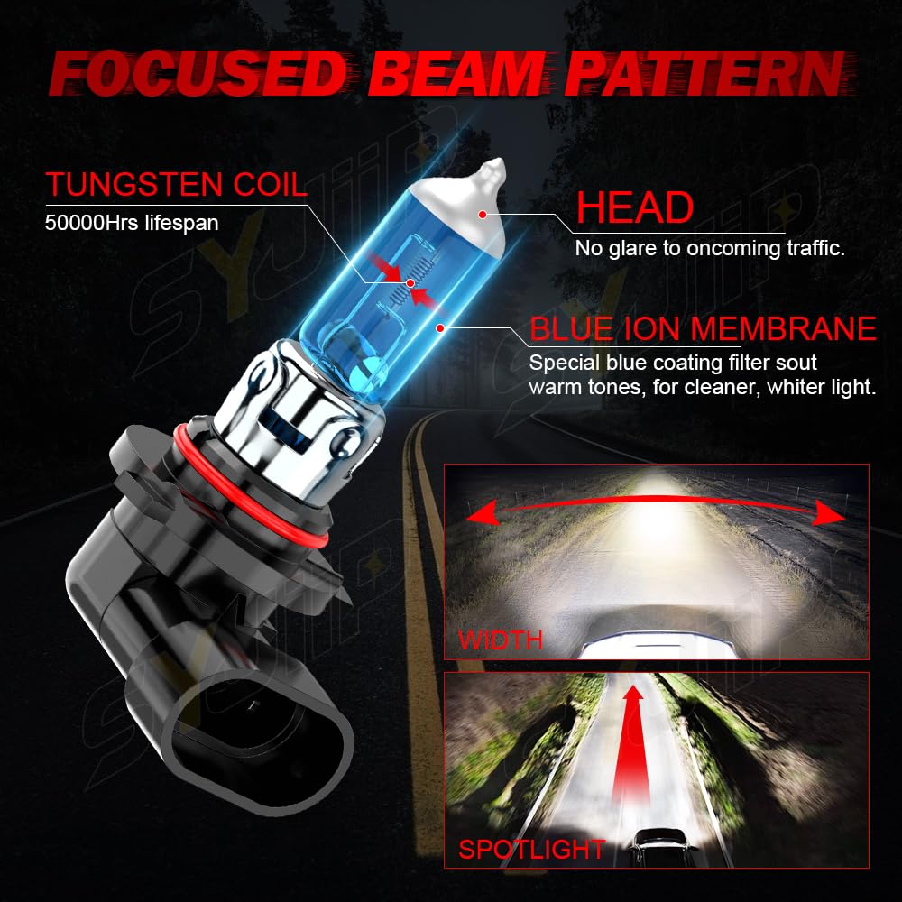 SYJIIP bulb installed in CR-V headlight demonstrating correct fitment