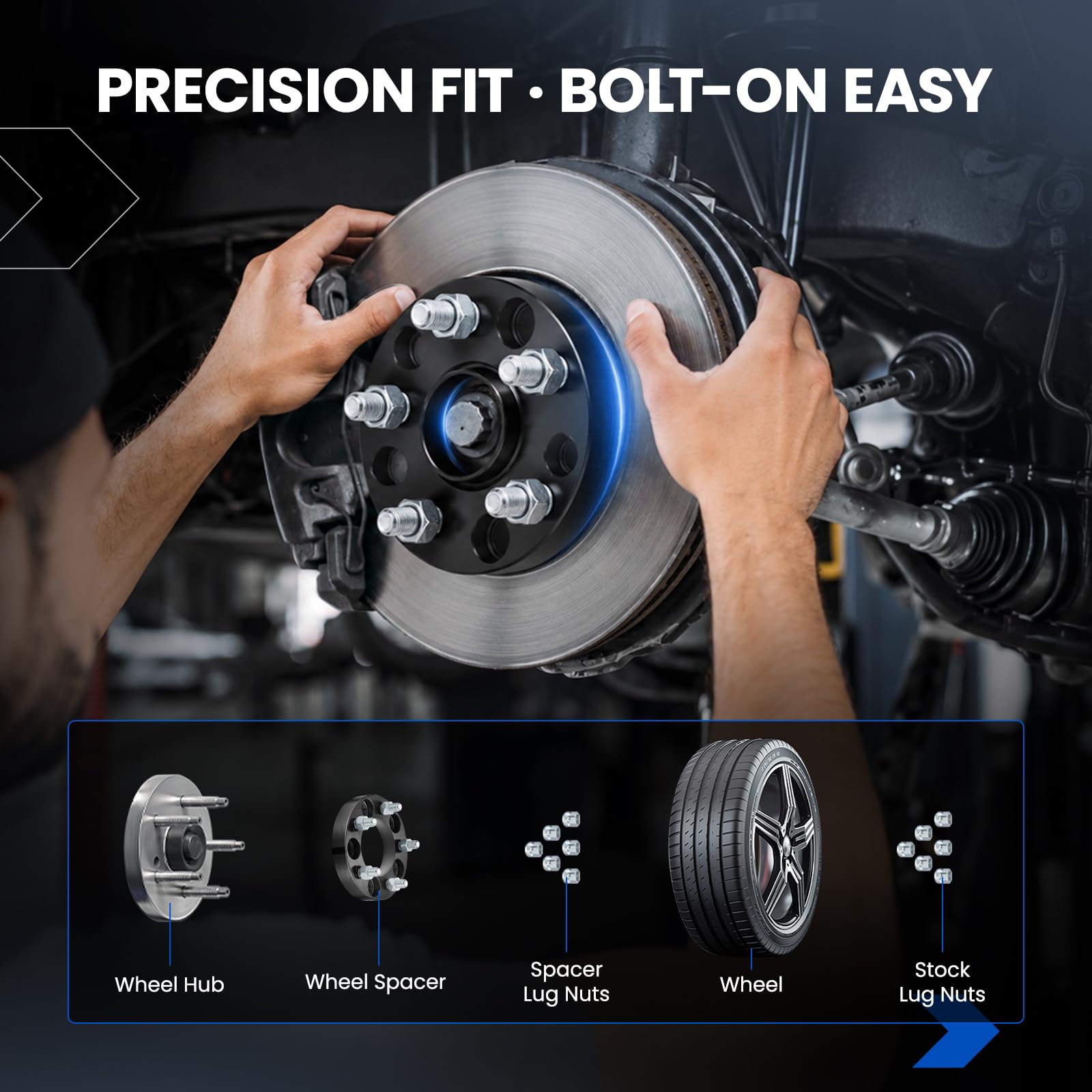 SYKRSS included gloves and cleaning wire balls for proper hub prep and secure installation