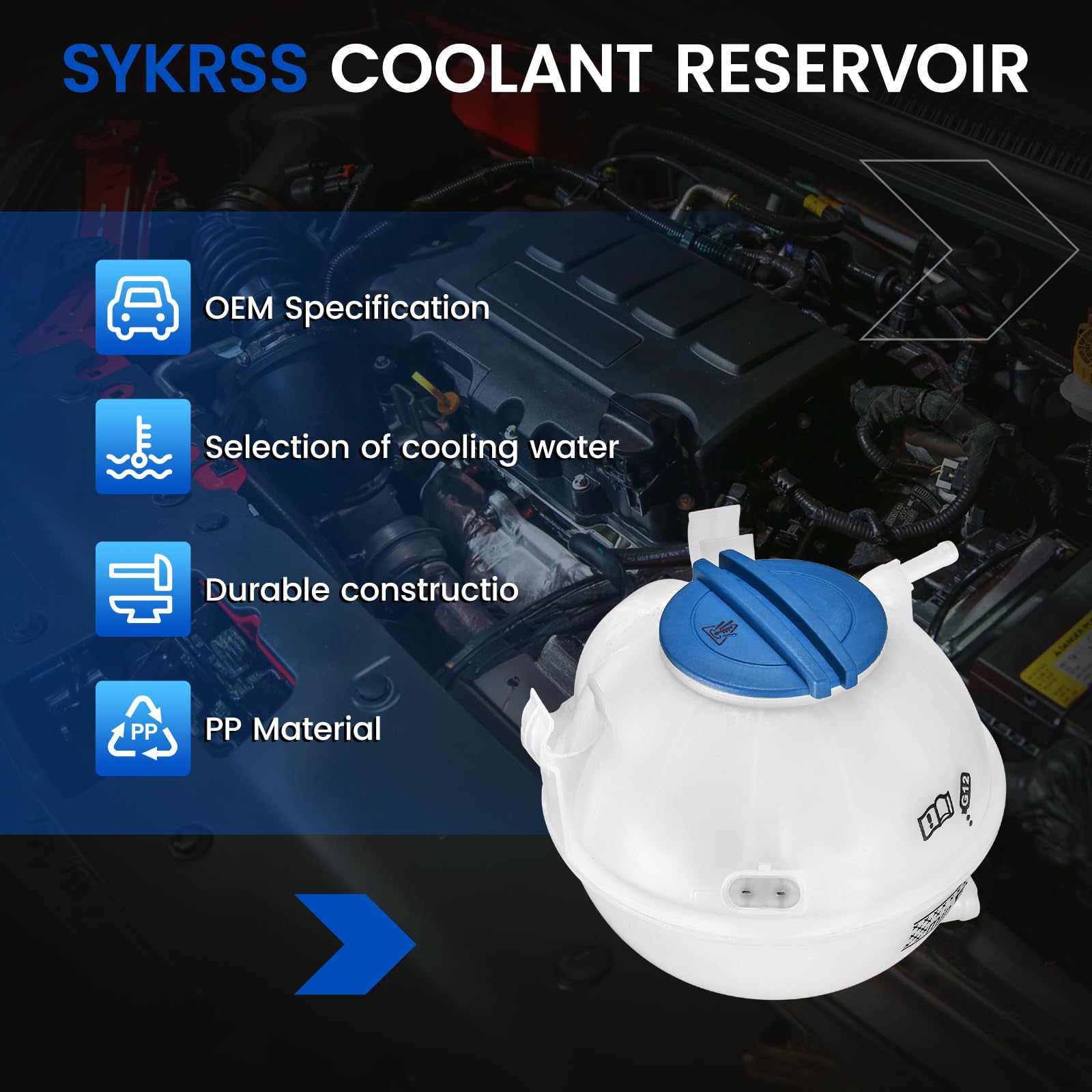 SYKRSS cap and neck detail for secure sealing and pressure control