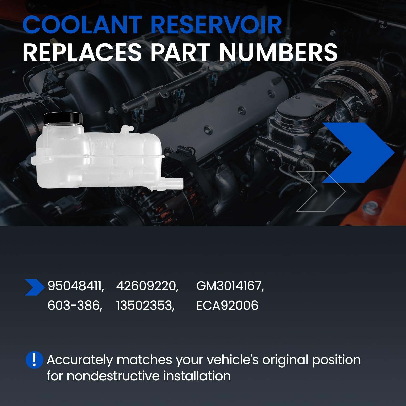 SYKRSS reservoir side profile installed in vehicle illustrating direct-fit convenience
