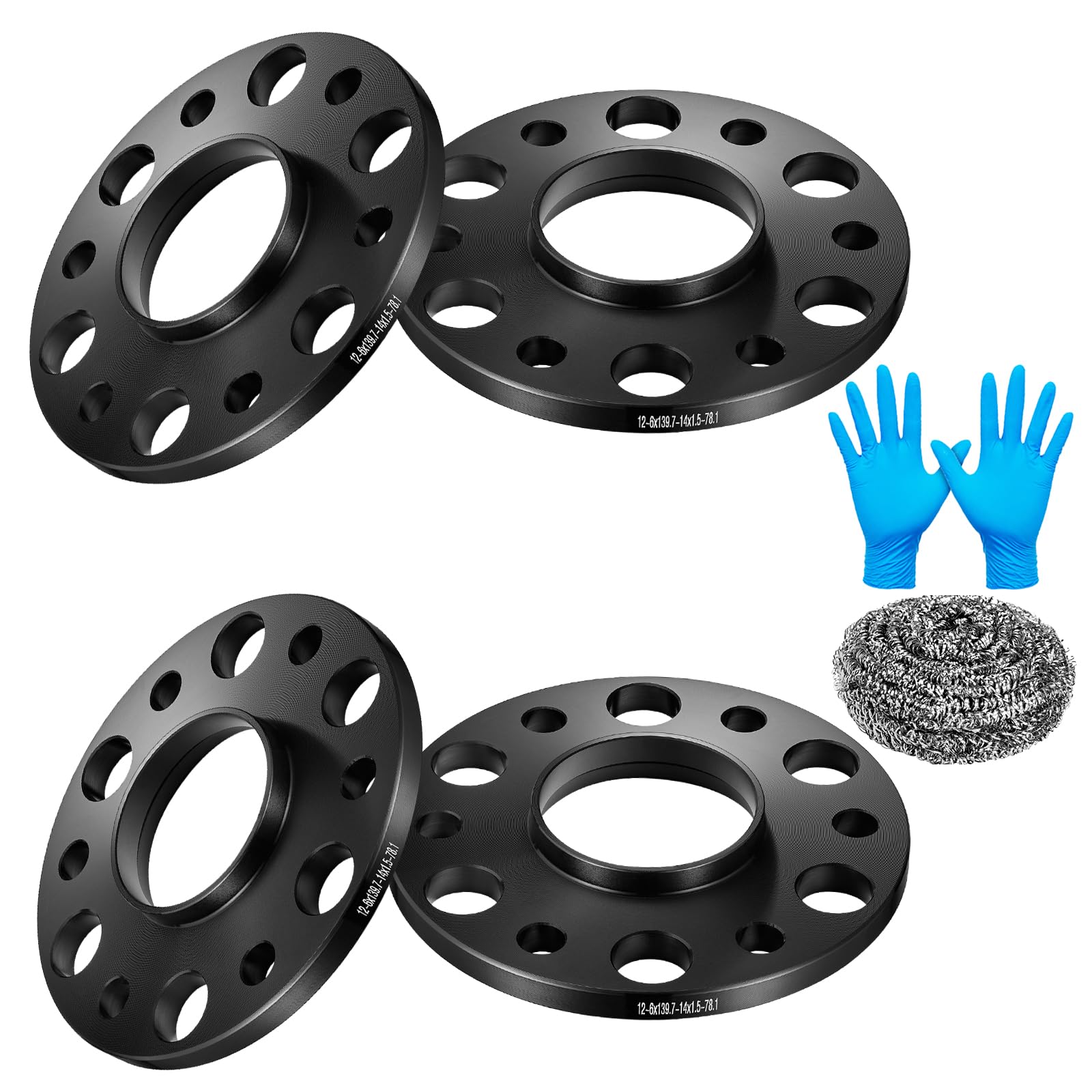 SYKRSS front packaging showing four 12mm spacers and kit, highlights fitment benefit