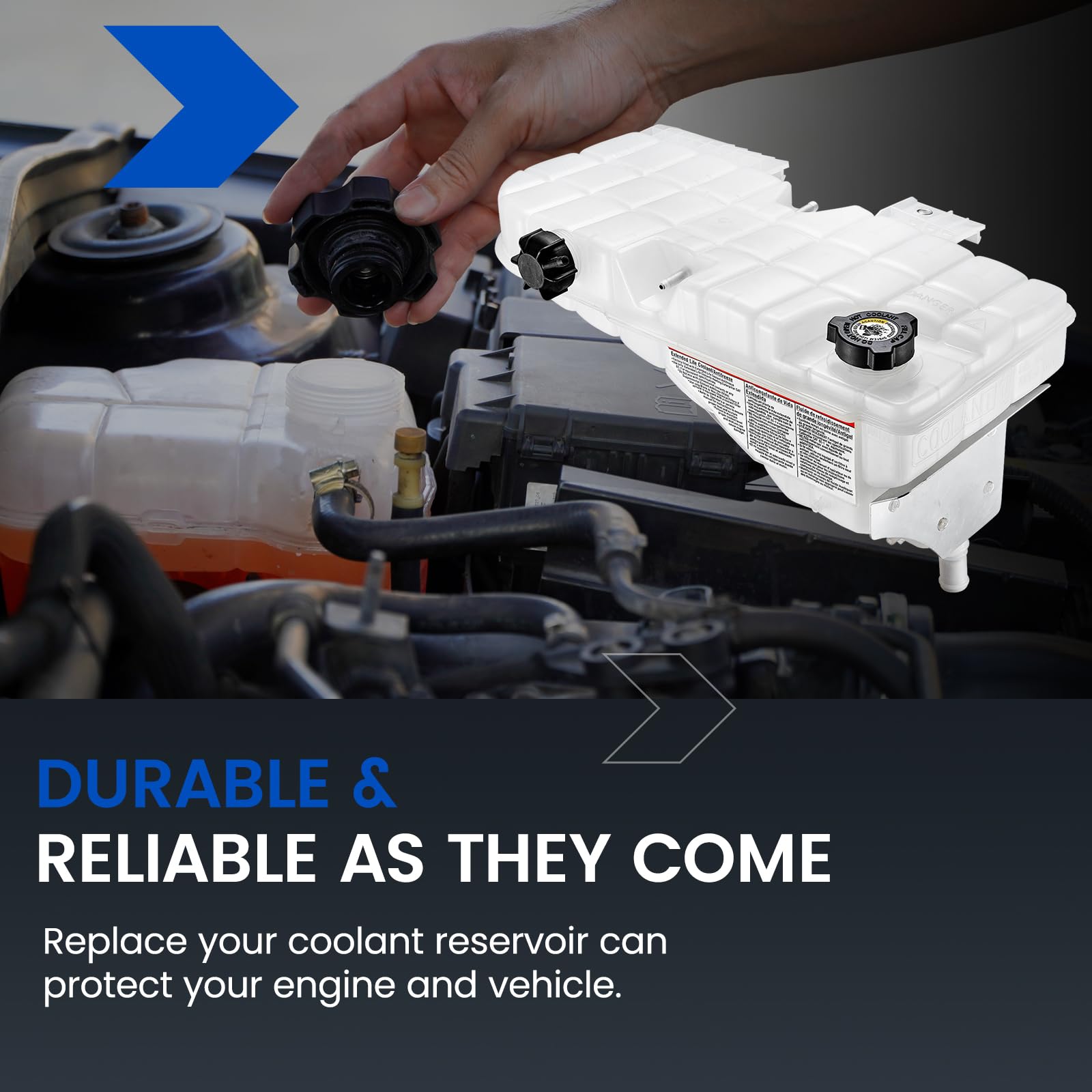 SYKRSS transparent level view showing coolant visibility for quick checks