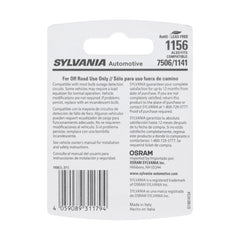 SYLVANIA 1156 LED close-up of SMD diodes highlighting bright output