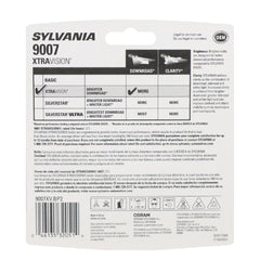 SYLVANIA 9007 close-up of filament showing durable construction