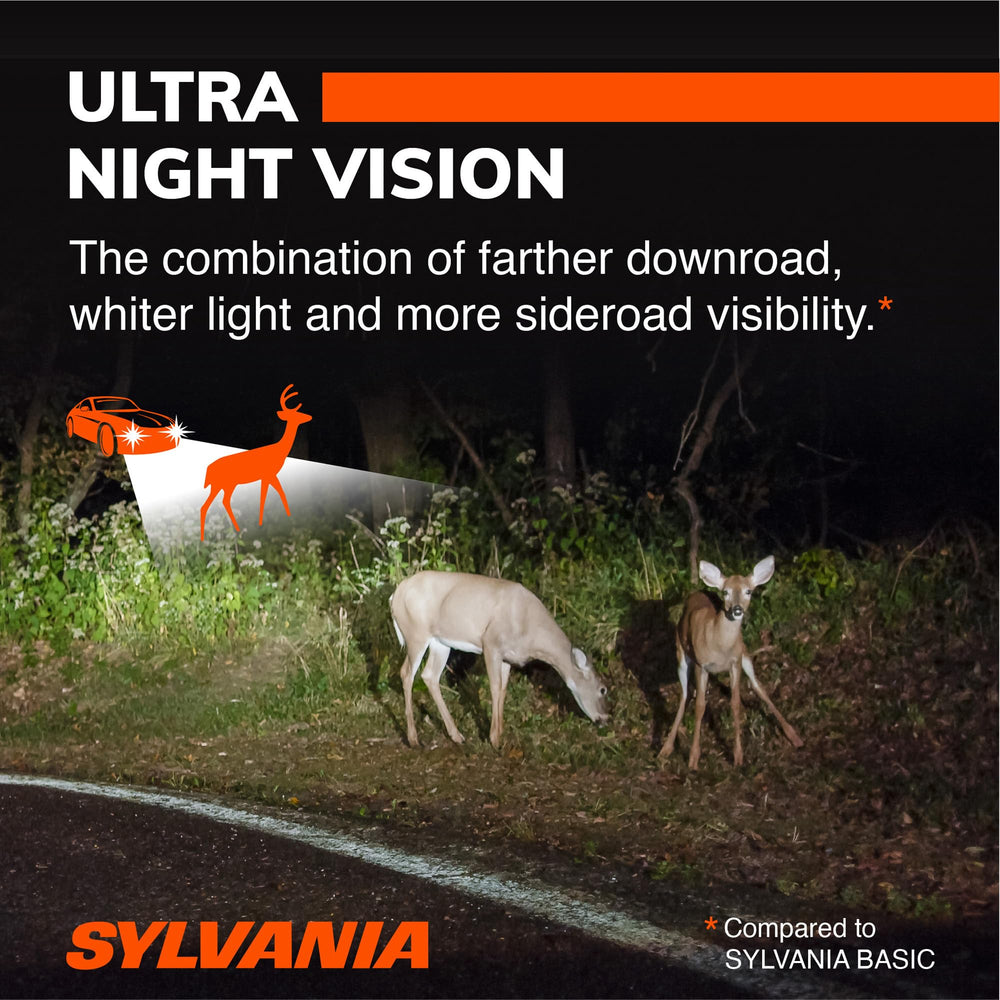 SYLVANIA two-bulb pair displayed together emphasizing matched color and consistent illumination