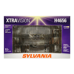 SYLVANIA H4656 front view showing lens and reflector for improved visibility